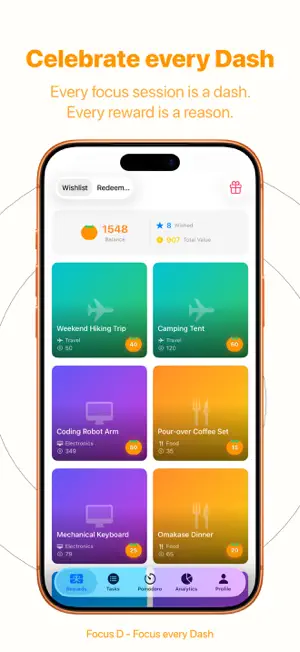 Focus D - Timer·Tasks·Rewards screenshot 4