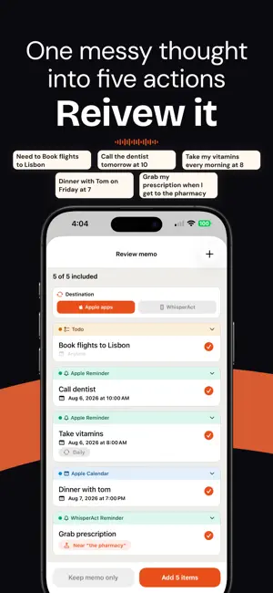 WhisperAct: Voice Task Planner screenshot 2
