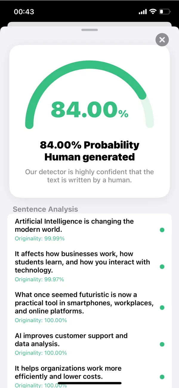 Screenshot #1 pour Ai humanizer humanize ai text