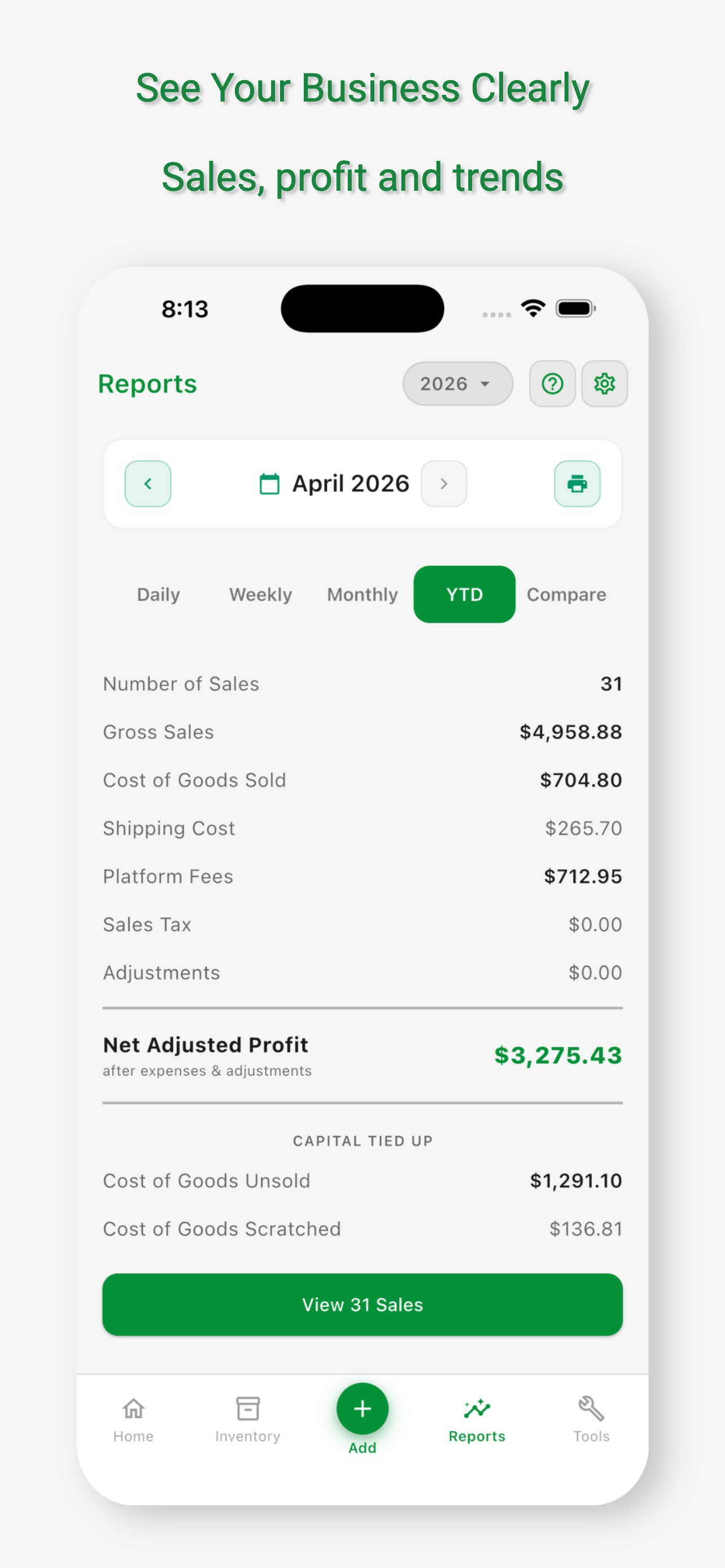Flippd: Reseller Inventory