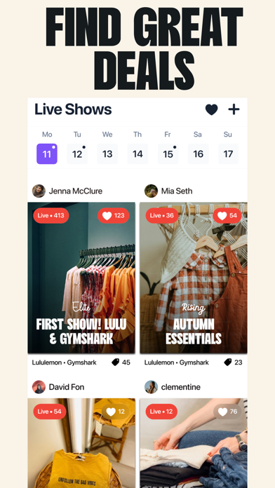 Jamble: Live Video Deals Screenshot