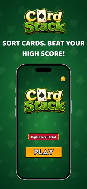 Card Stack: Up or Down screenshot 1