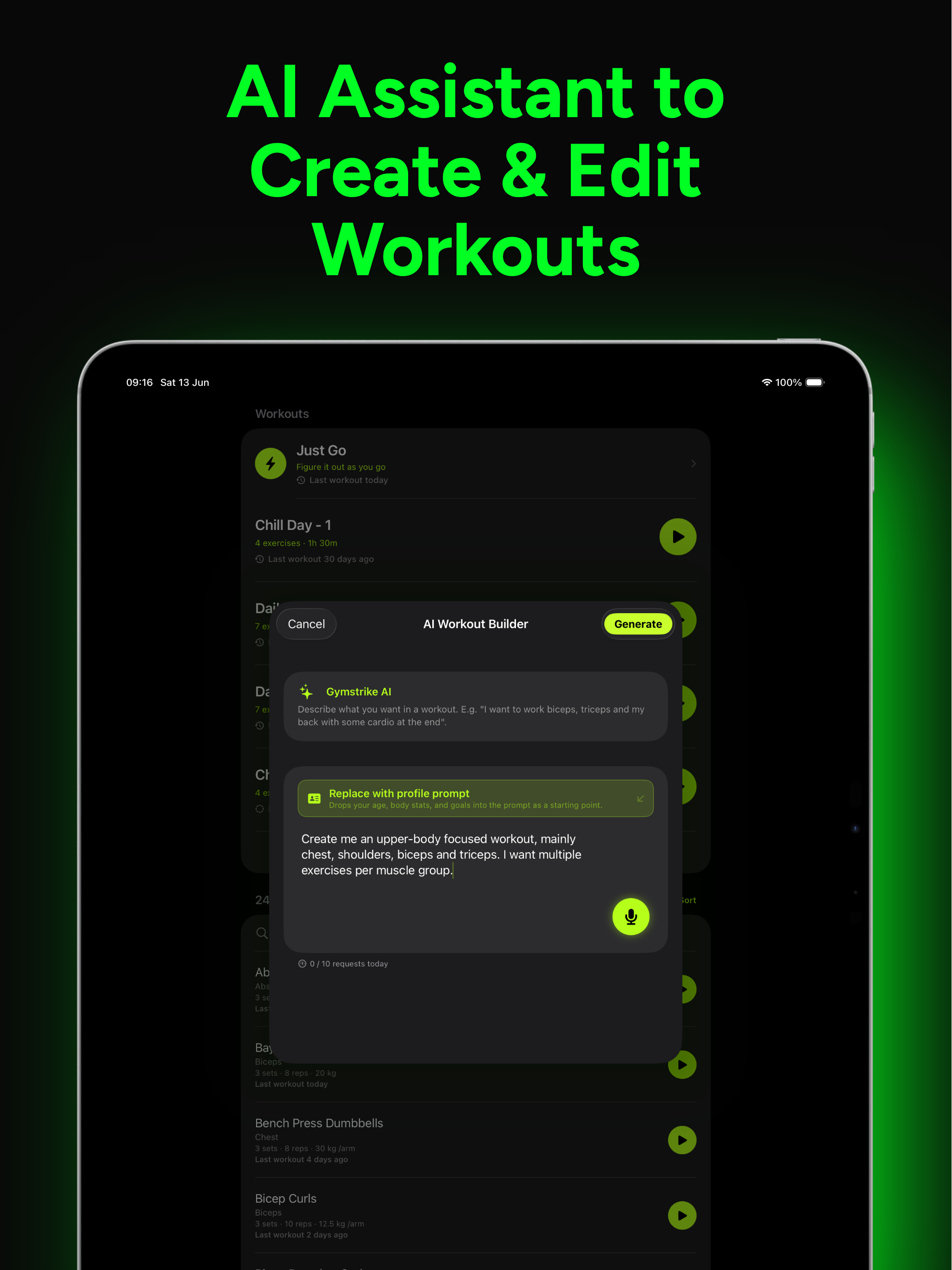 Gymstrike: Gym Log & Tracker screenshot 11