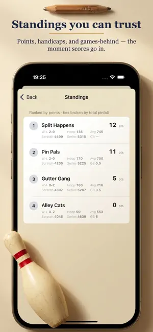 Lanebook: Bowling Score Keeper screenshot 1