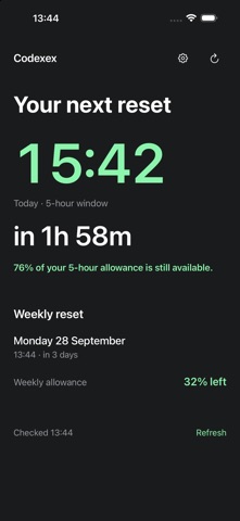 Codexex iPhone screenshot 4