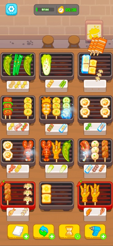 グリルソート - バーベキュー串焼き フーディーゲーム screenshot 6