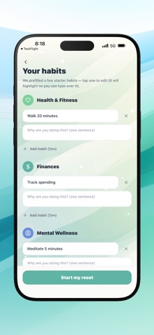 30-Day Reset: Habit Tracker Screenshot 3 of 5