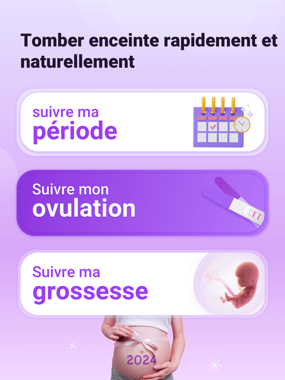 Screenshot #4 pour Premom Calendrier Ovulation