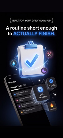 Overglow AI Looksmax Glow Up iPhone screenshot