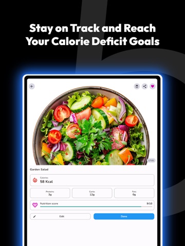 Simple AI Calorie Counter iPad screenshot