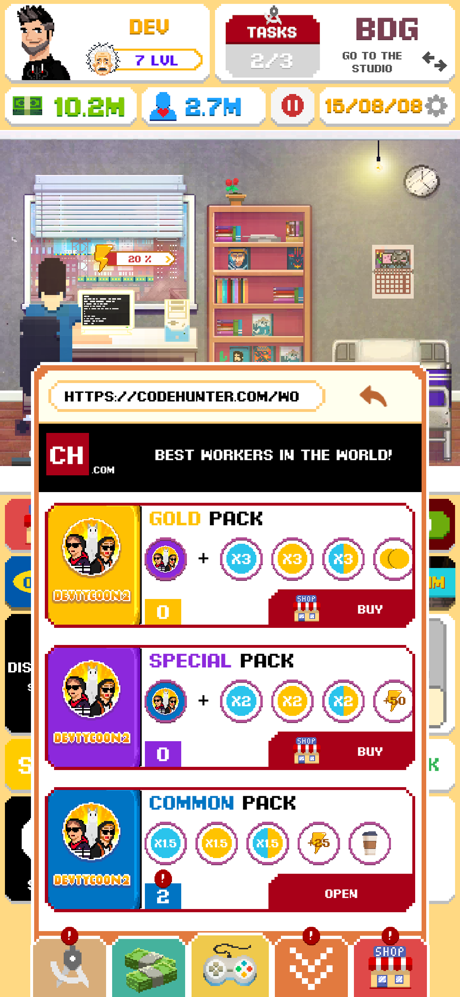 Dev Tycoon Idle Games Clicker screenshot 10