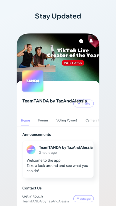 TeamTANDA by TazAndAlessia Screenshot