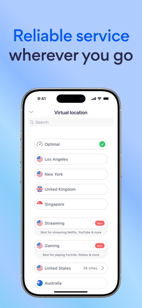 Betternet VPN: Hotspot Proxy - Worldwide Server Selection
