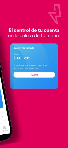 Enel Clientes Chile App Store preview screenshot 2