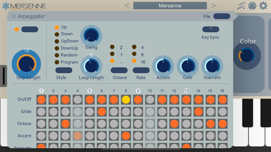 #8. Mersenne - AUv3 Plug-in Synth (iOS) 由: iceWorks, Inc.