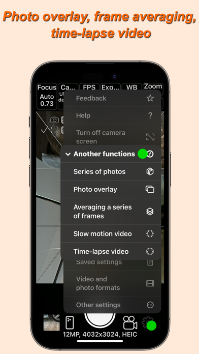 Remote Camera Control via Air iPhone screenshot 5 - Photo & Video app