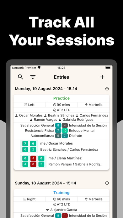 Padel Tracker Screenshot