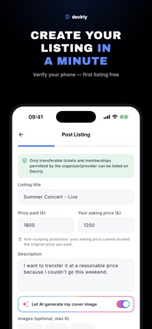 Devirly: Event Classifieds 스크린샷 4