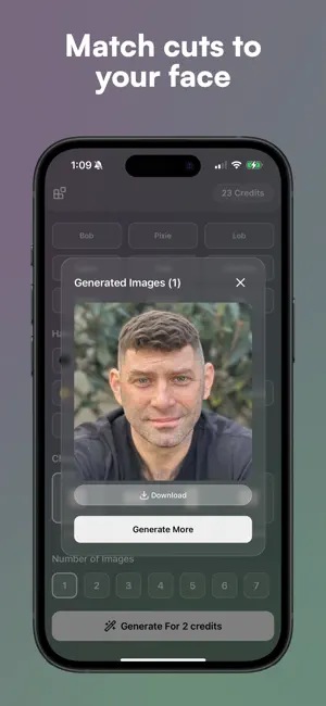 Stylix - Coiffeur IA iPhone screenshot 3