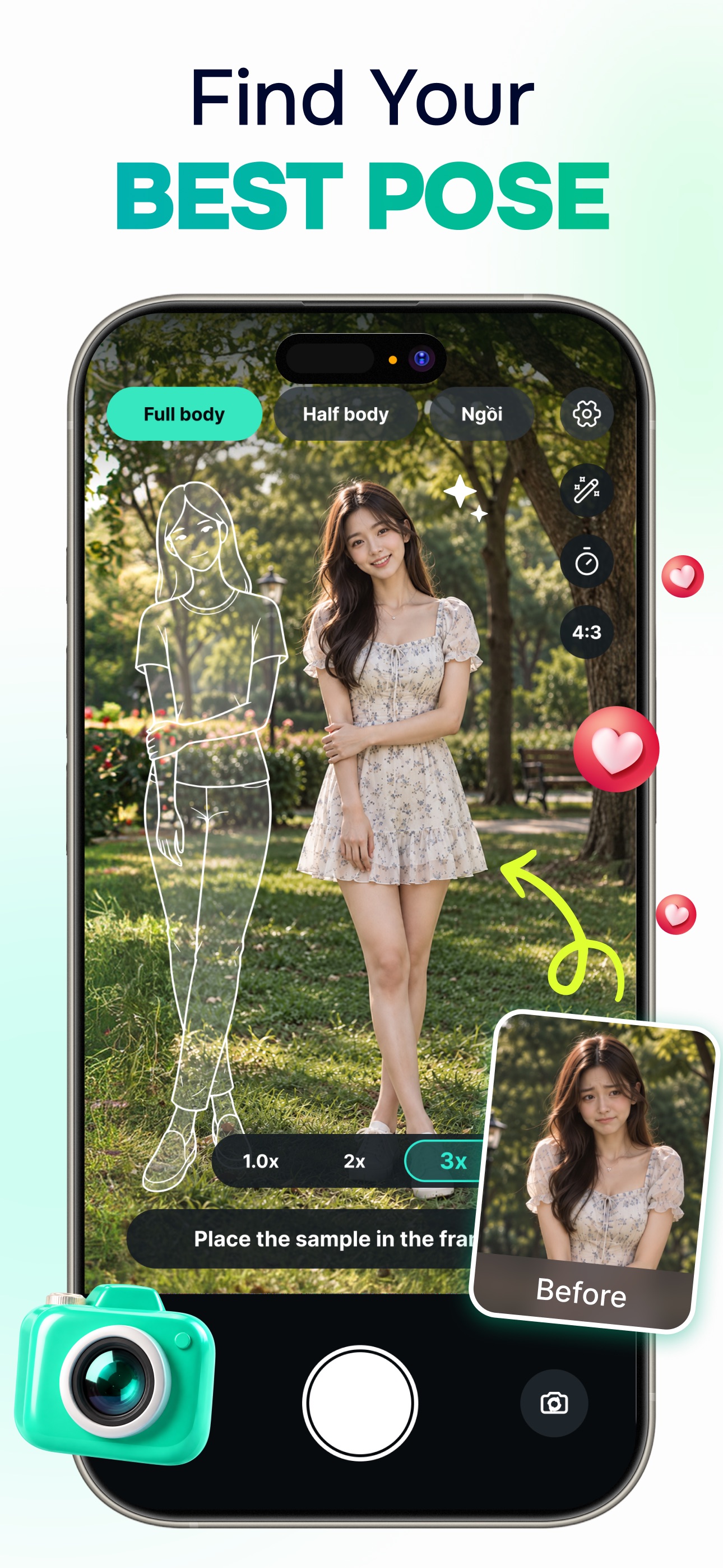 Screenshot 1 of PhotoCoach: Ai pose suggestion