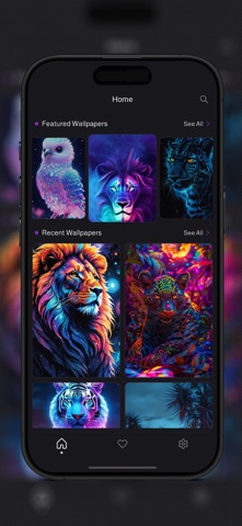 Neon Animals Wallpapers Screenshot 1 of 6