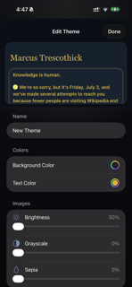 Moonflower: Dark Mode & Reader screenshot 2