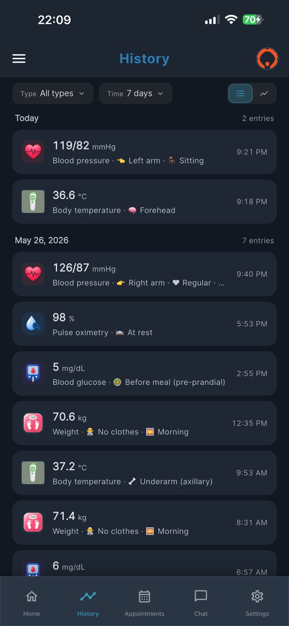 iPhone screenshot