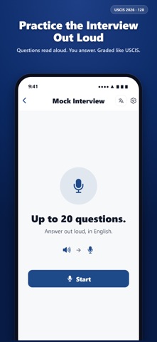 US Citizenship Test 2026 - 128 Screenshot 1 of 7