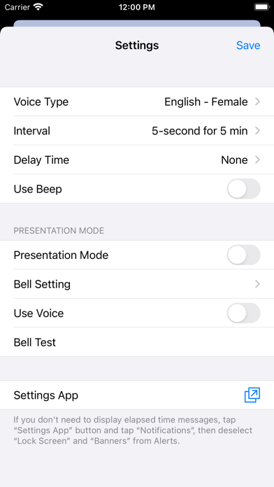 Screenshot #2 pour Voice Over Stopwatch
