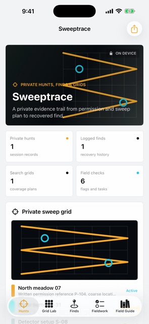 Sweeptrace: Detecting Log screenshot 1