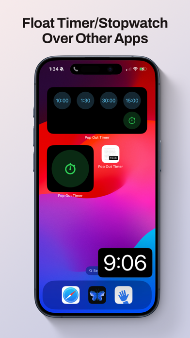 Pop Out Timer & Stopwatchのおすすめ画像1