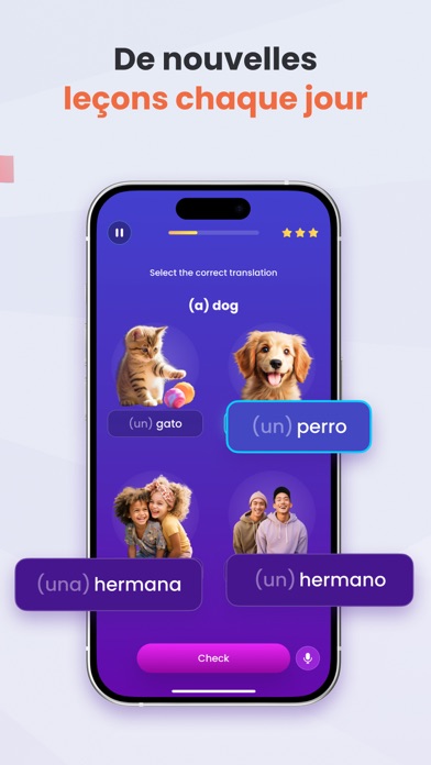 Screenshot #3 pour Mondly: Apprendre 41 langues
