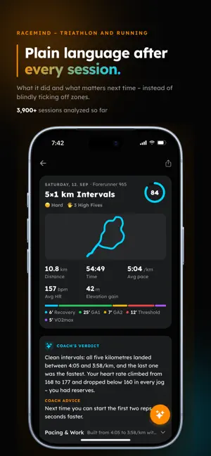 RaceMind – Triathlon & Running screenshot 4