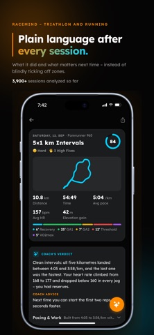 RaceMind – Triathlon & Running Screenshot 4 of 8