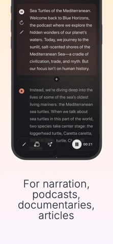 ToneTTS Local Speech Generator iPhone screenshot