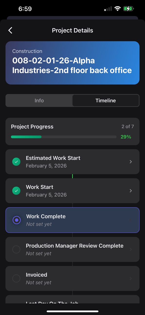 iPhone screenshot