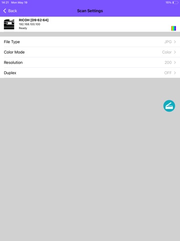 App screenshot