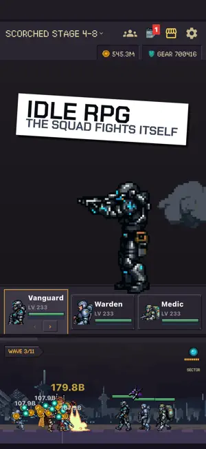 Ironvoid: Pixel Idle RPG screenshot 1