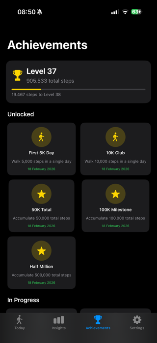 StrideSense: Step Counter Screenshot 3 of 3