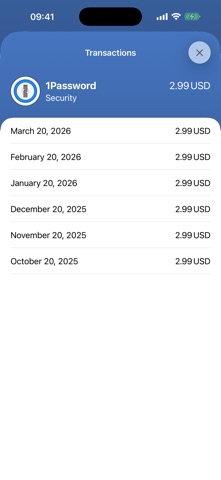 Subscriptions tracking Screenshot 4 of 7