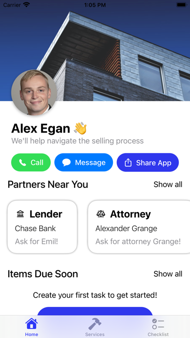 Alex Egan - Real Estate Screenshot