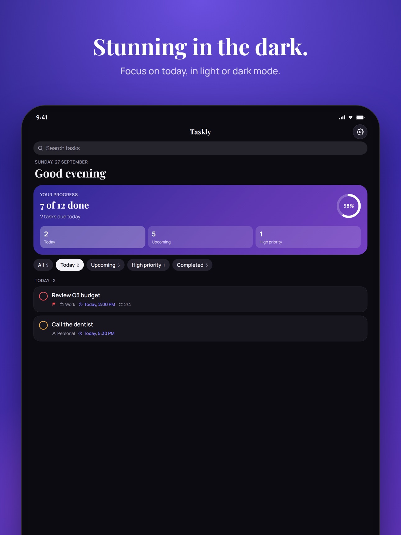 Screenshot 7 of Taskly: Smart To-Do