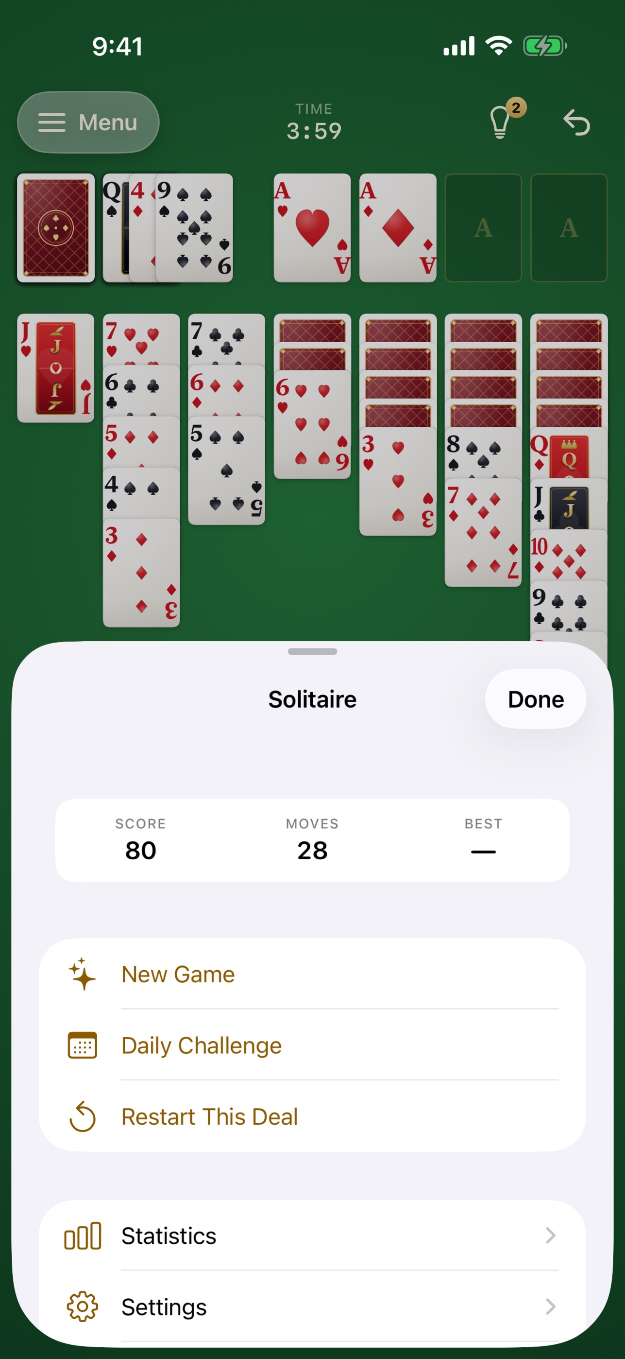 Screenshot 5 of Solitaire – Classic Klondike