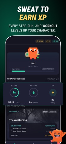 Nod: Fitness RPG Adventure screenshot