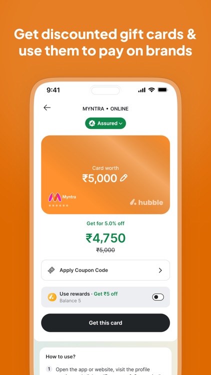 Hubble: Shopping Discounts App
