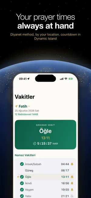 Hilal: Prayer Times & Qibla screenshot 1