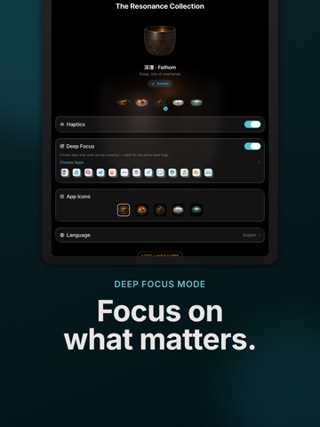 stilltime - singing bowl timer iPad screenshot