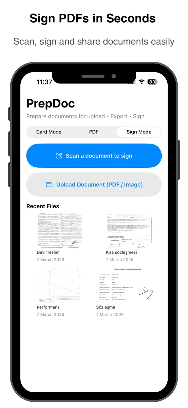 #3. PrepDoc: Document Scanner (iOS) 作者: Ferkan Sari