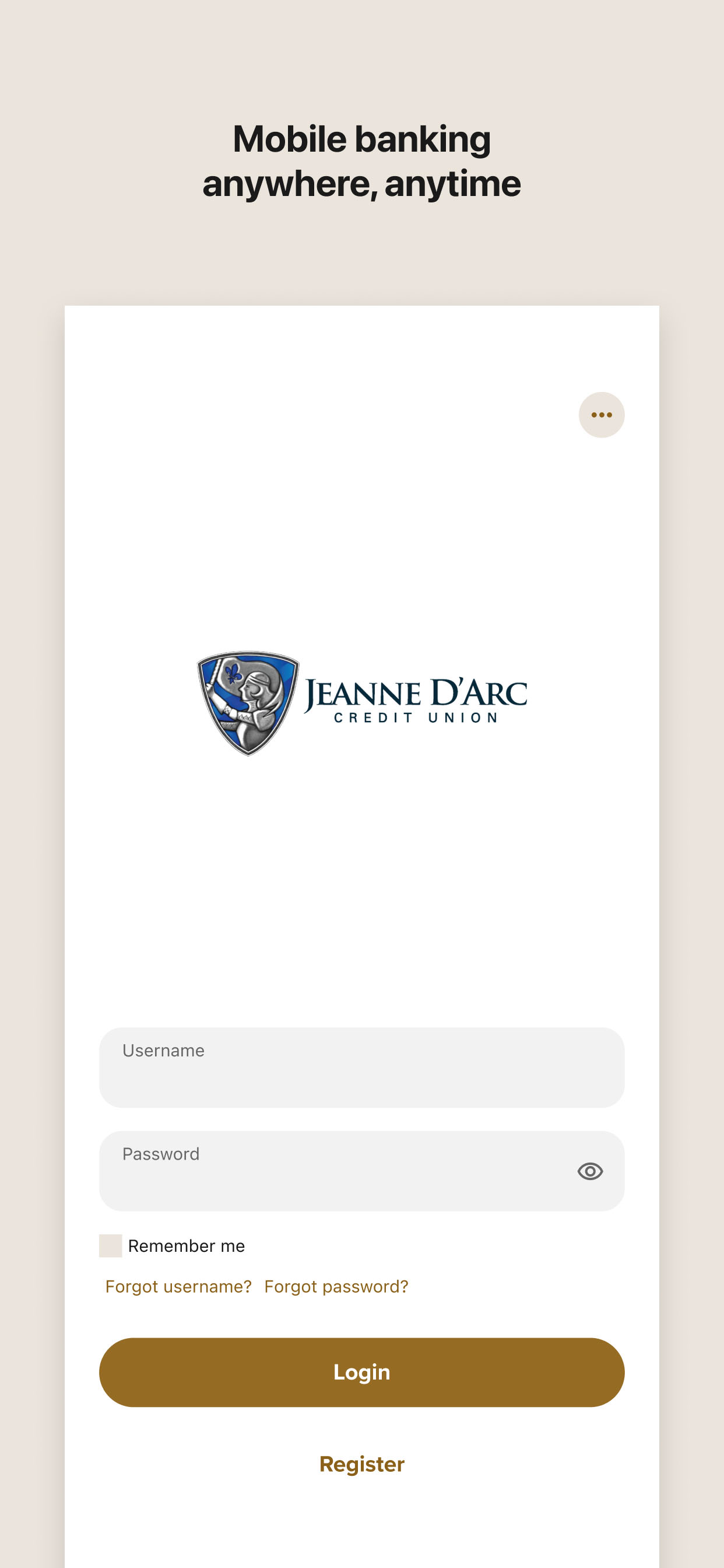 Jeanne D'Arc CU Mobile Banking