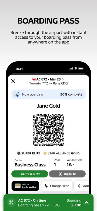 Air Canada + Aeroplanのスクリーンショット（5/8）